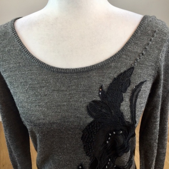 Anthro Angel Of The North Torie Tie-Back Sweater - Picture 4 of 7